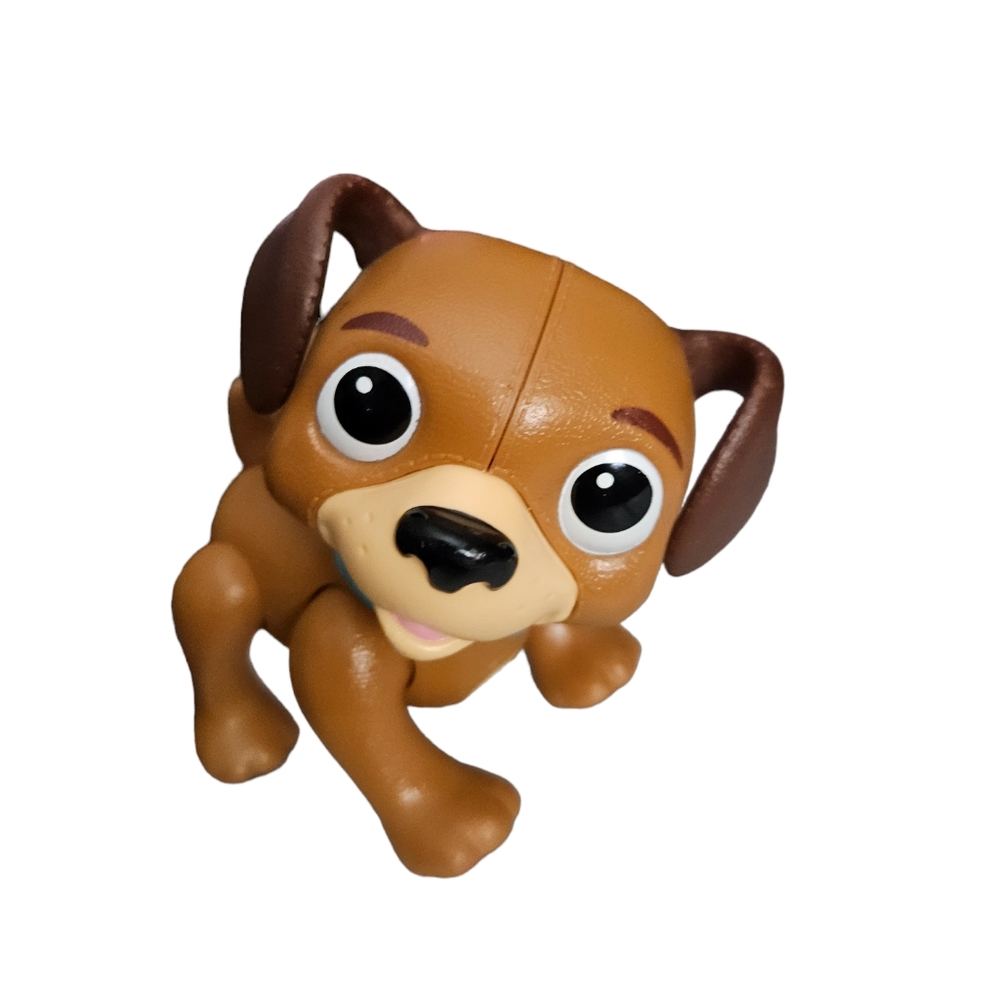 Doc McStuffins Puppy Hard Plastic Movable 4" Long  3" Tall